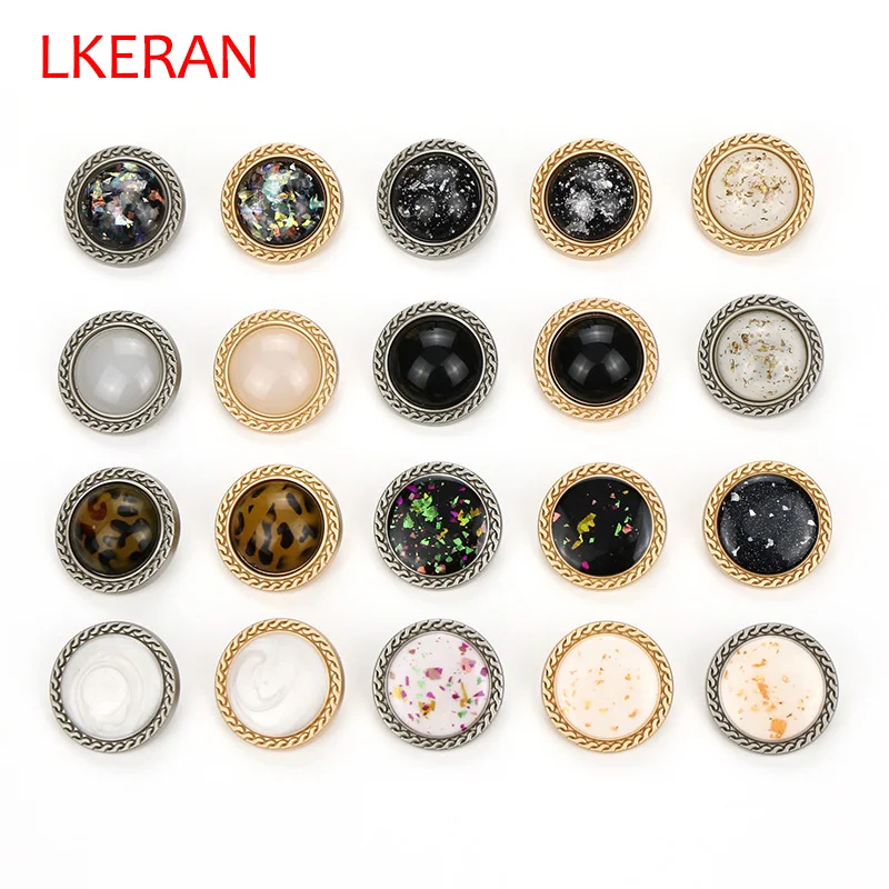 

New 2019 High-grade Metal buttons Unique Shank Sewing Decoration button jacket sweater Windbreaker apparel DIY Handmade button