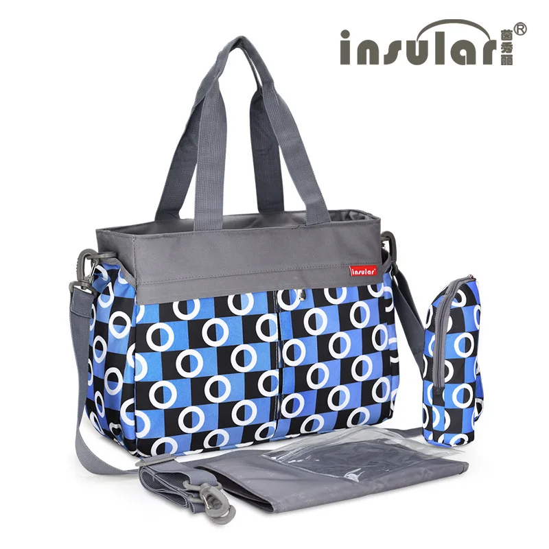

Mummy bag multicolored dot maternity mother diaper bags baby nappy changing stroller mom big handbag diaper bag Backpack Nursing