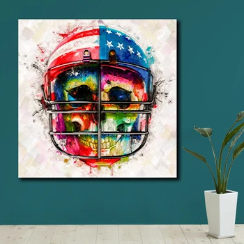 

Large Size Pop Art Born In The USA Oil Painting Wall Art Picture Painting Printed On Canvas Home Decor Abstract Print Painting