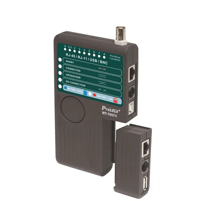 

MT-7057N 4 in 1 Network Cable Tester Analyzer BNC USB Test Wire Circuit Breaker Finder Telephone Line