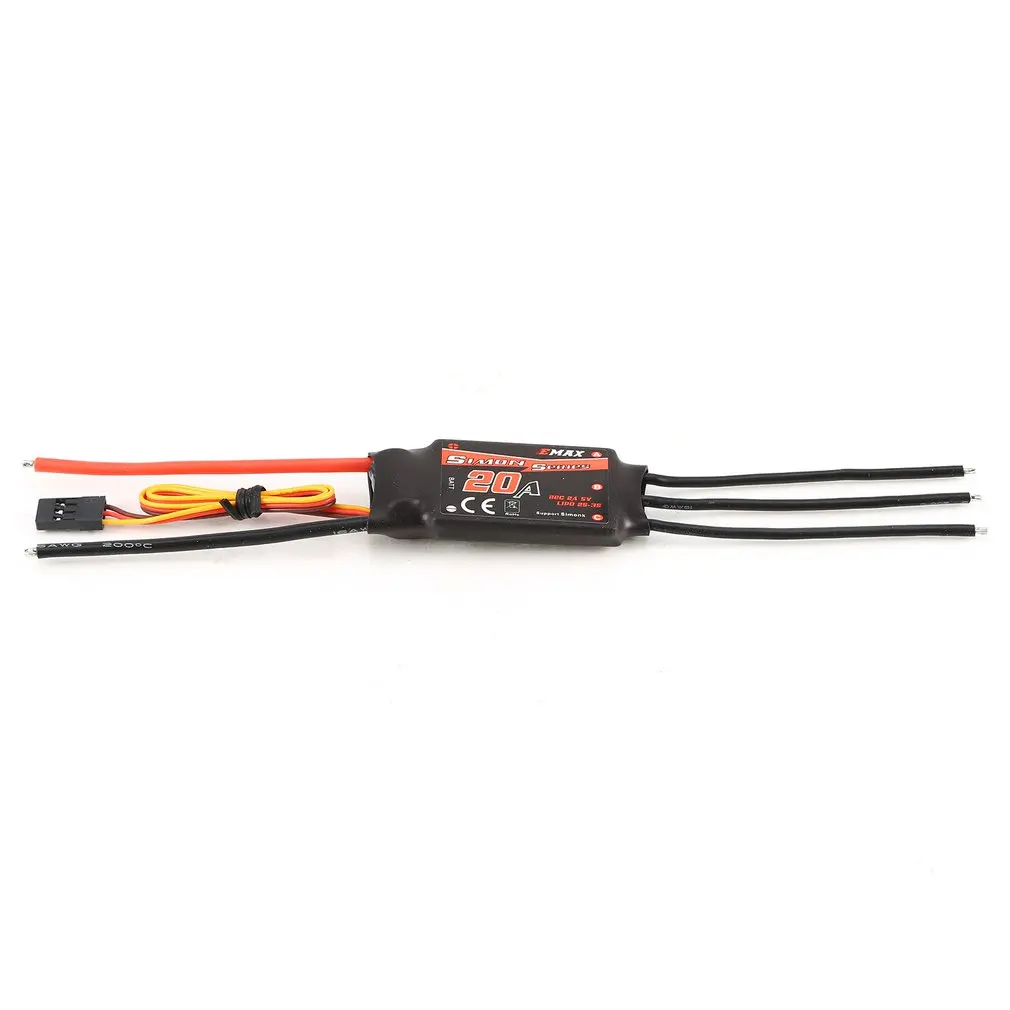 

Emax SimonK Series 20A/30A ESC Brushless Speed Control 2-3S Lipo BEC 2A/5V for Multicopter Qudcopter Drone Helicopter Toy Parts