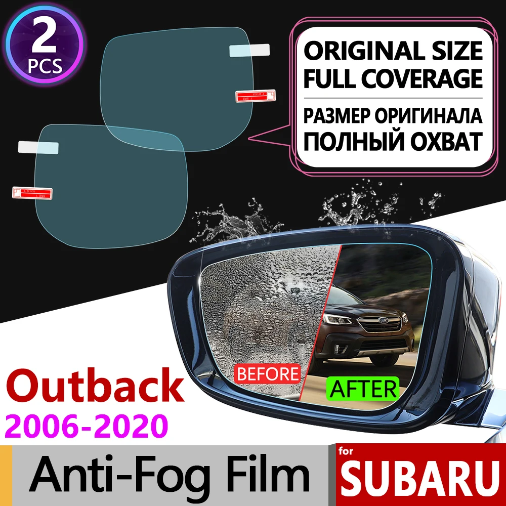 

for Subaru Outback 2006~2020 Full Cover Anti Fog Film Rearview Mirror Car Accessories WRX STI 2008 2010 2013 2016 2017 2018 2019