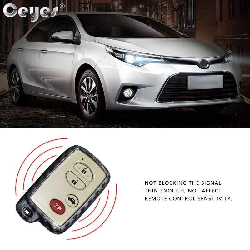 Carbon fiber key cover for TOYOTA (4)
