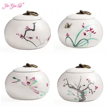 JIA-GUI LUO 320 мл Керамика Чай коробка сухой прибор для хранения фруктов банок Герметичная Бутылка Чай аксессуары ПУ-эр чай Tieguanyin коллекция подарков D033