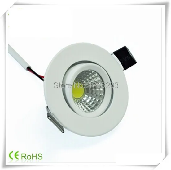 

New 30PCS 5W 7W COB Led Downlights 120 Beam Angle Cool/Warm White Led Fixture Downlights Recessed Lamp AC 85-265V CE