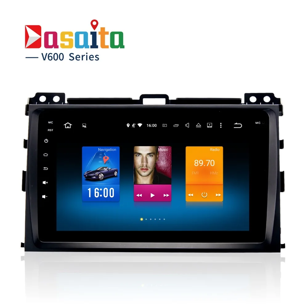 Car 2 din android GPS Navi for Toyota Prado 120 2004 2009 navigation head unit font