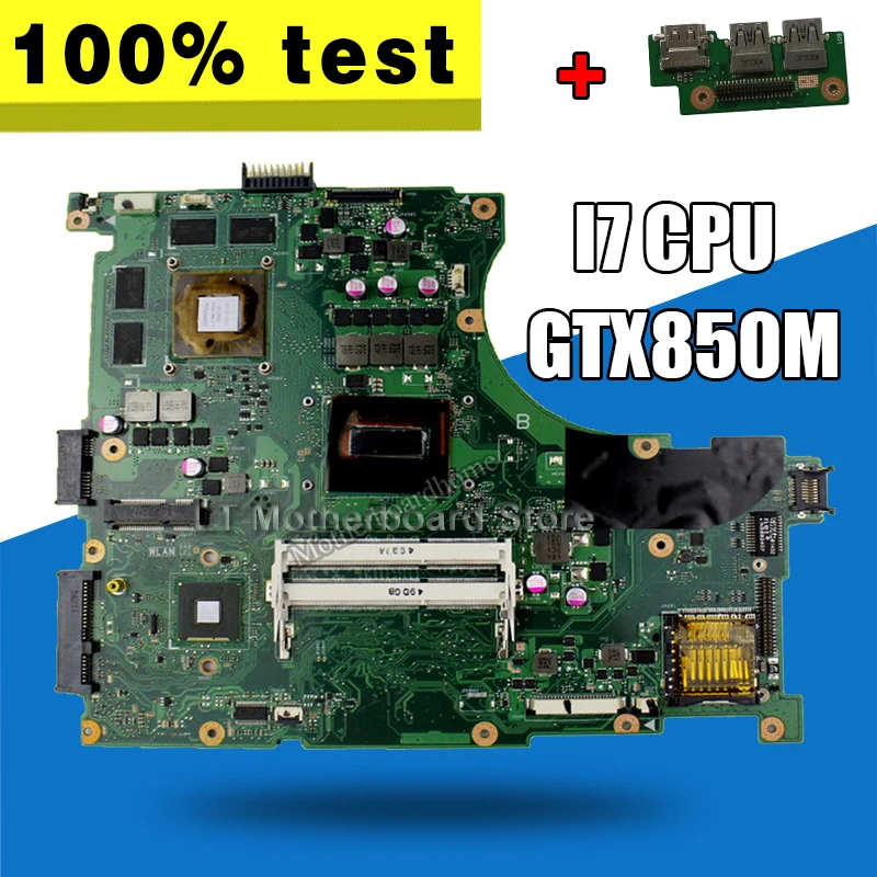 send board+N56JK Motherboard i7CPU GTX850 For Asus N56JK G56JK Laptop motherboard Mainboard test 100% OK | Компьютеры и офис