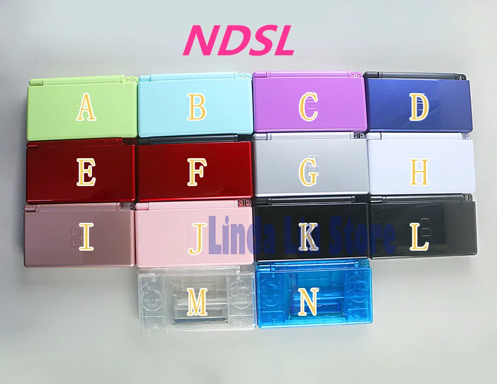 Полный Корпус чехол Замена оболочки для nintendo DS Lite DSL NDSL