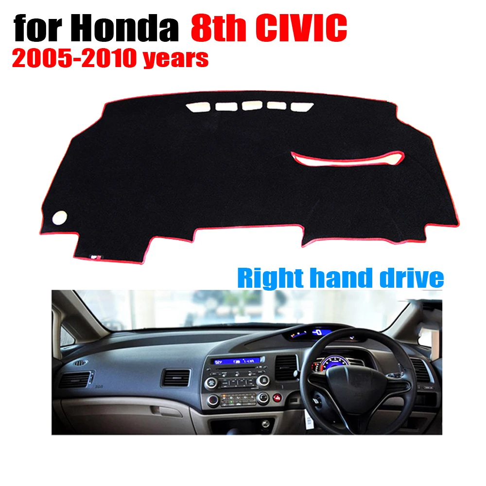 font b car b font dashboard covers For Honda Old Civic 2005 to 2010 Right