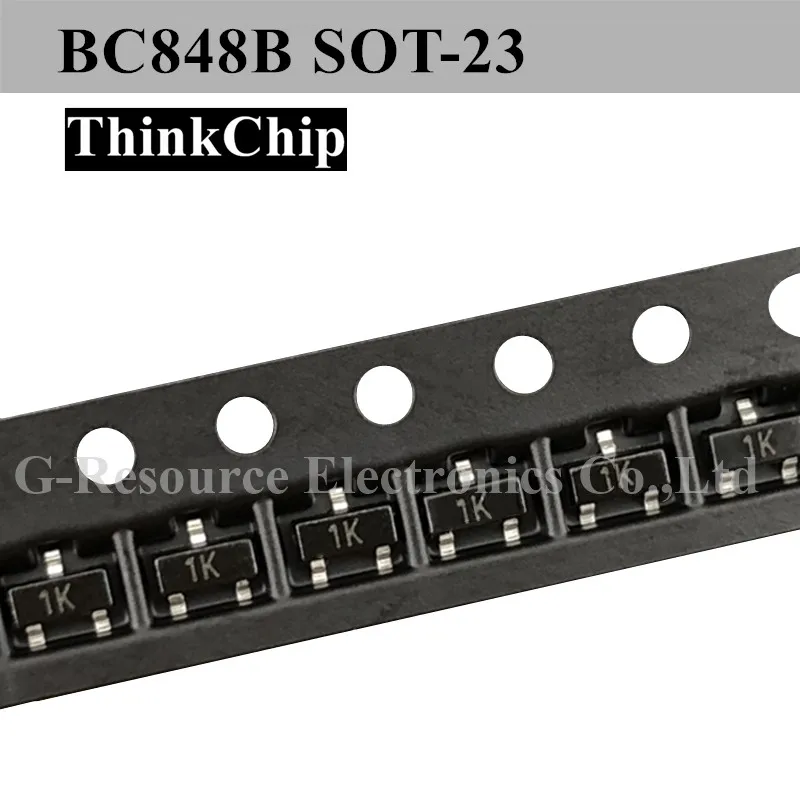 100 шт/партия BC848B SOT-23 NPN кремниевые биполярные транзистор(маркировка 1 K