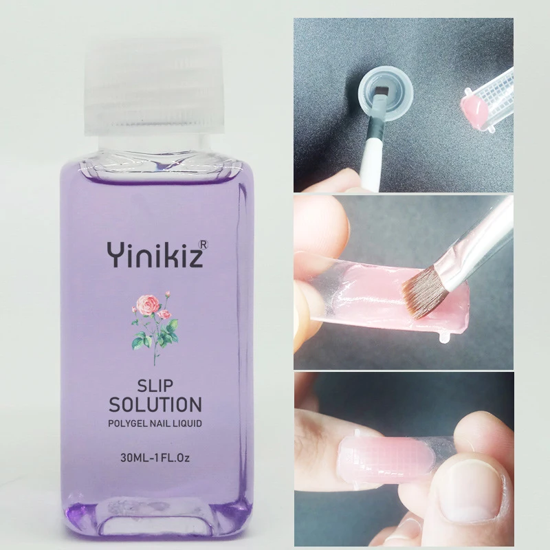 Quick Building Nail Slip Solution Polygel Nail Liquid Liquid Polish Slip Solution Nail Art Manicure