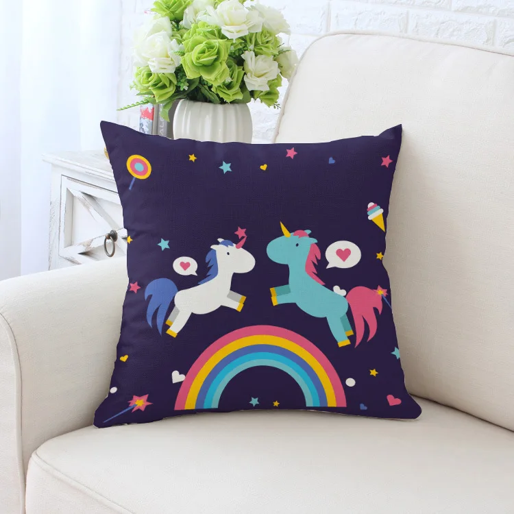 INS حار نمط الكرتون يونيكورن أغشية وسائد مزخرفة 45*45 متر جودة المنزل كنبة مكتب المخدة مقعد سيارة وسادة الخصر يغطي BZ064 INS حار نمط الكرتون يونيكورن أغشية وسائد مزخرفة 45*45 متر جودة المنزل كنبة مكتب المخدة مقعد سيارة وسادة الخصر يغطي BZ064