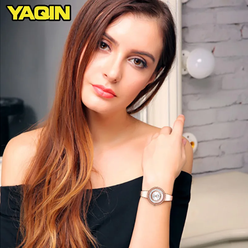 YAQIN Брендовые женские часы кварцевые модные Relogio Feminino Montre relogio feminino Mujer|mujer| |