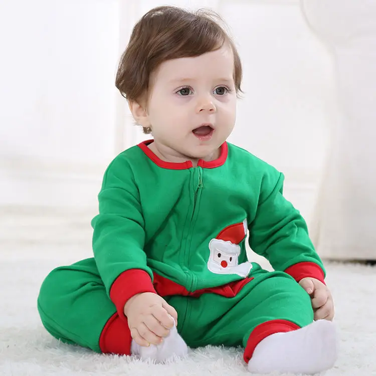 Костюм на Хэллоуин, зеленый Рождественский комбинезон с оленем для малышей, унисекс, весенне-осенний комбинезон, Рождественский комбинезон, комбинезон, костюм