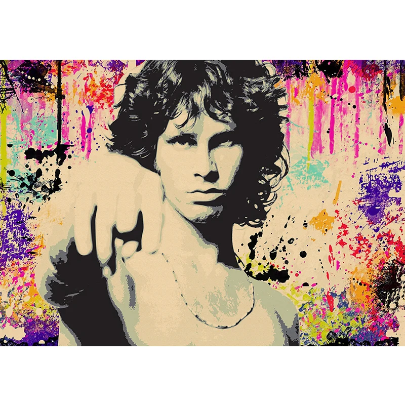 Винтажный постер Декор для дома двери Jim Morrison крафт рок ретро группа плакат