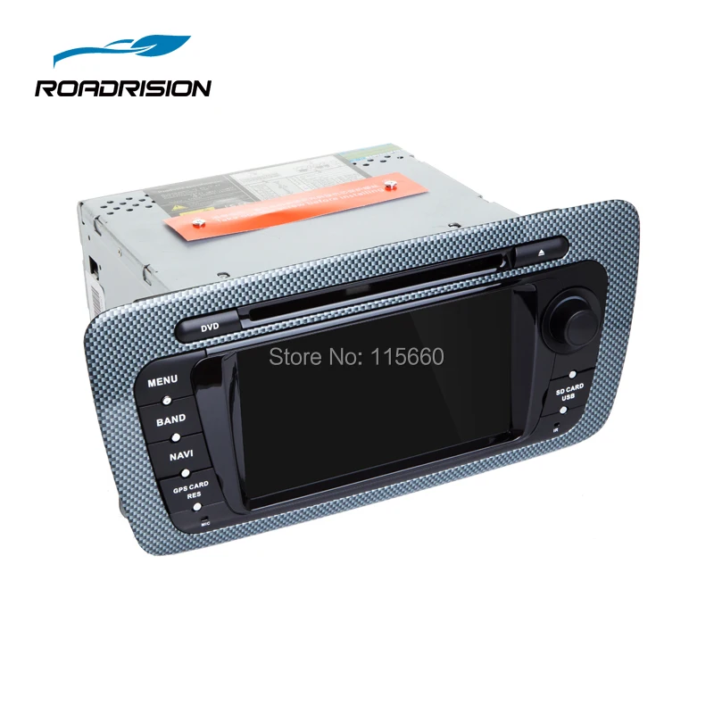 Discount RoadRision 4GB RAM Android 8.0 Car DVD Player for Seat Ibiza 2009-2013 with Bluetooth WiFi Radio GPS Navigation Mirror-link 4