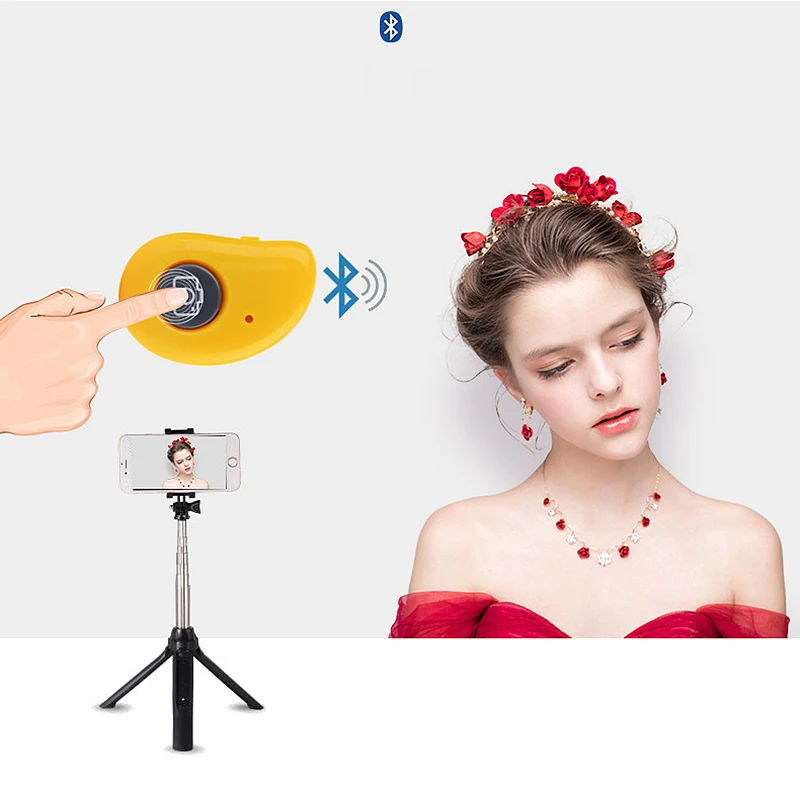 

Bluetooth universal remote self-timer mobile phone wireless shutter universal self-timer artifact remote control