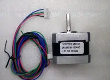 3pcs 1.8 degree 42mm 2 Phase Hybrid Stepper Motor, 2.8V 1.33A NEMA17 42HS34-1334-01 2.6Kg.cm 4leads 3D printer motor