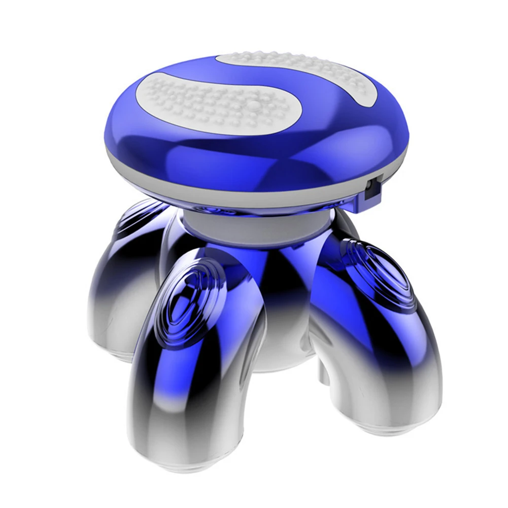 Luminous Mini Electric Handled Wave Vibrating Massager USB Recharge