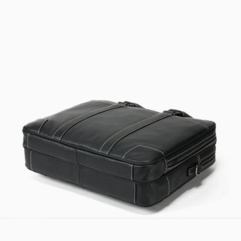 Мужской деловой портфель классический из натуральной кожи 2019|classic briefcase|brand