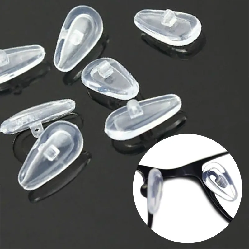 

Mayitr 5Pairs Air Chamber Silicone Anti Slip Nose Pads Screw-in For Eyeglasses Sunglass Glass Spectacles Accessories
