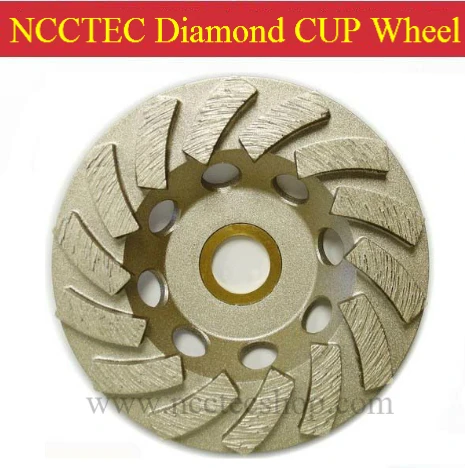 

7'' Diamond floor grinding cup Wheels | 180mm Concrete surface grind discs | silver welding 12 segments