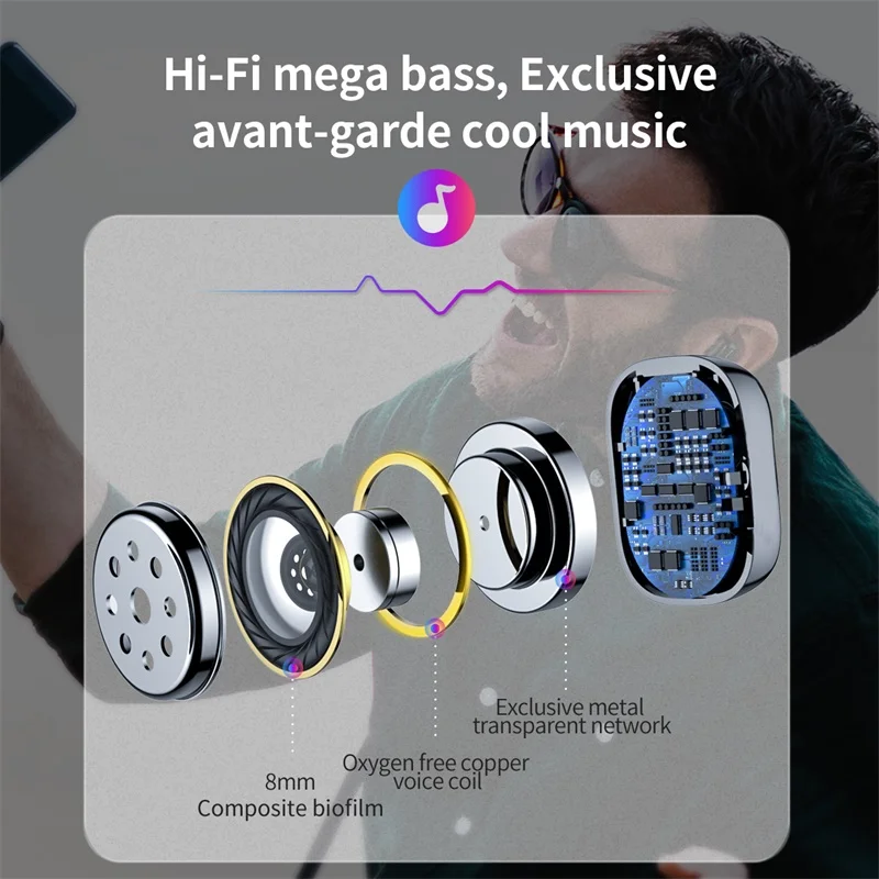 Baseus A03 Bluetooth наушники беспроводные 5 0 гарнитура с стерео микрофоном Handfree для iPhone