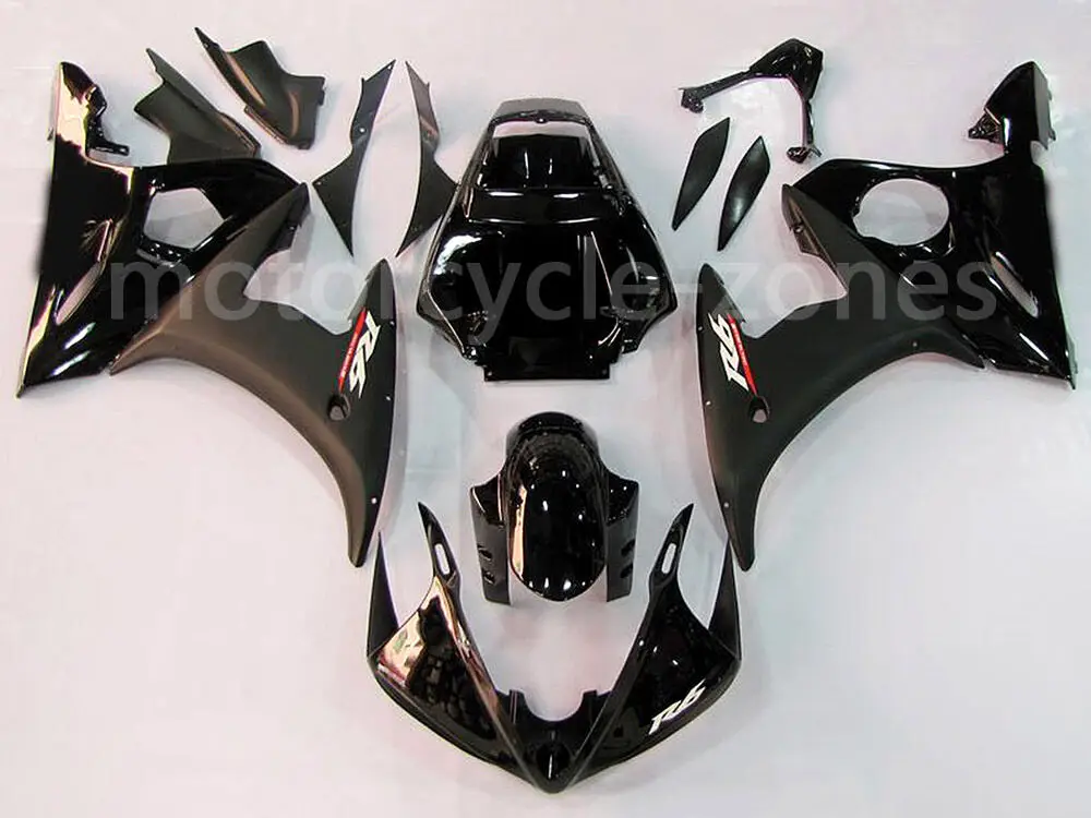 Комплект обтекателей мотоцикла для Yamaha YZF R6 2003-2005 2004 R6S 06-09 ABS пластик литья под давлением матовый глянцевый черный обтекатель кузова