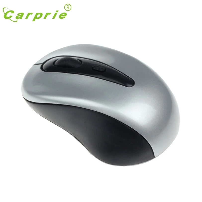 

CARPRIE Mini Wireless Optical Mouse Mice USB 2.0 Receiver For PC Laptop Silver QF28 Dropshipping