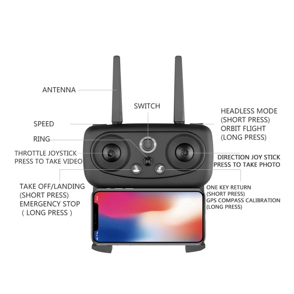 5 г smart gps позиционирования авто возврат творческий складной игрушка-Дрон на дистанционном управлении с HD 1080 P аэрофотосъемки 300 м fpv системы