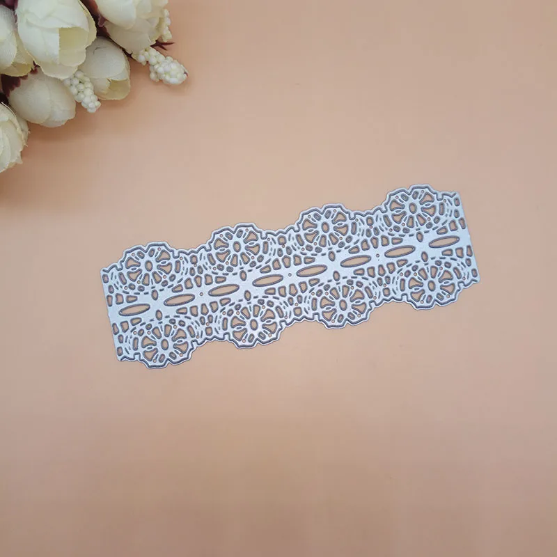 

Lace Flower Edge Border Metal Cutting Dies Stencils for DIY Scrapbooking Decorative Crafts Embossing Paper Cards 2018