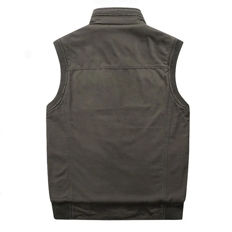 Mens Hiking Vests Multi Pockets Vest Outdoor Camping Hunting Waistcoat Tactical Fishing Travel Climbing Jacket (4)
