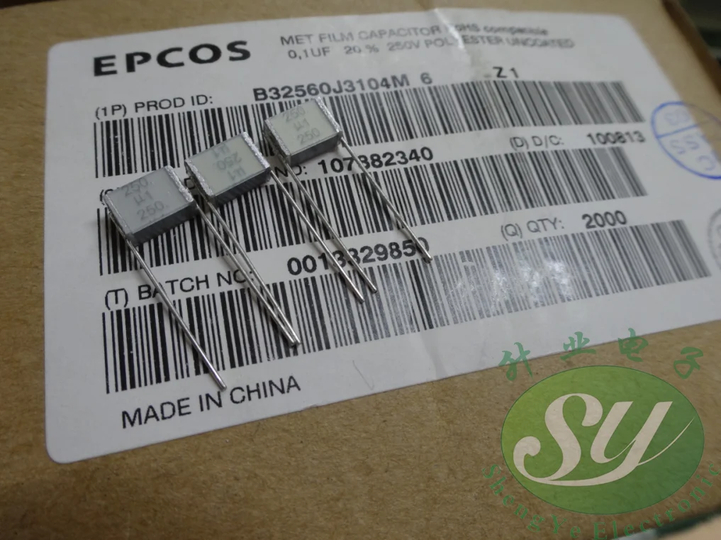 

2018 hot sale 50pcs EPCOS 0.1uf / 250v 100nf u1 104 The new 7MM Melaleuca cake capacitance B32560J3104M free shipping