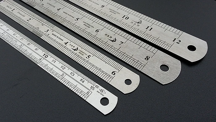 Sewing Foot Sewing 15-30cm Stainless Steel Metal Straight Ruler Ruler Tool Precision Double Sided Measuring Tool Sewing Foot Sewing 15-30cm Stainless Steel Metal Straight Ruler Ruler Tool Precision Double Sided Measuring Tool