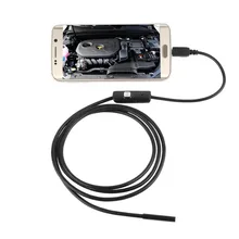 LESHP 6LED 7 мм объектив 1,5 м эндоскоп камера кабель Водонепроницаемый мини USB осмотр бороскоп камера для Android эндоскоп телефонов ПК