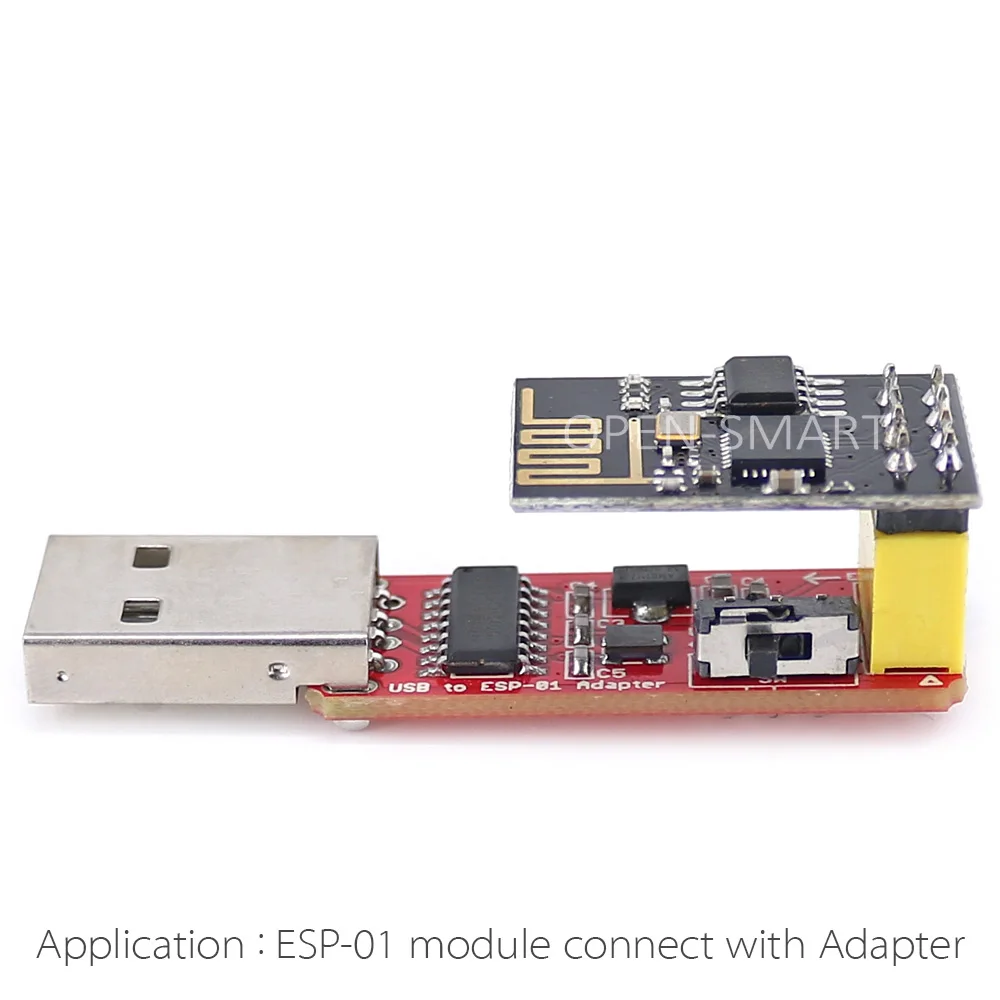 ESP8266 модуль приемопередатчика Wi Fi + USB адаптер для фотовспышки последовательный
