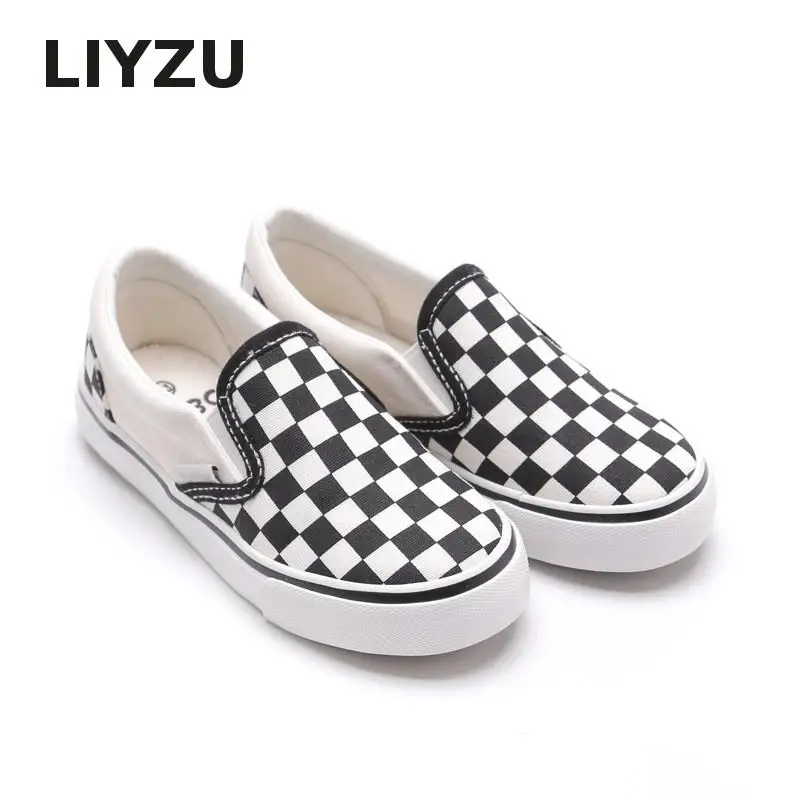 2019 Spring New Children Classic Boys Girls Casual Shoes Checkerboard Lattice White Black Grid Tie Canvas Shoes Kids Sneakers
2019 Spring New Children Classic Boys Girls Casual Shoes Checkerboard Lattice White Black Grid Tie Canvas Shoes Kids Sneakers