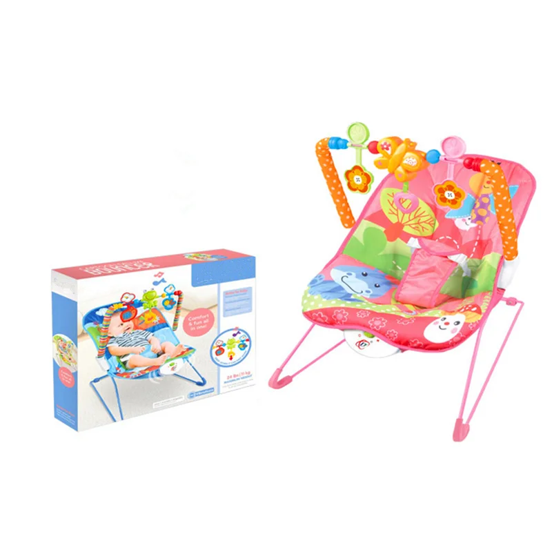 

12 Pcs/set The Newborn Soft Multi-function Electric Baby Cradle Rocking Bed with Music and Bell Infant for Gift H398