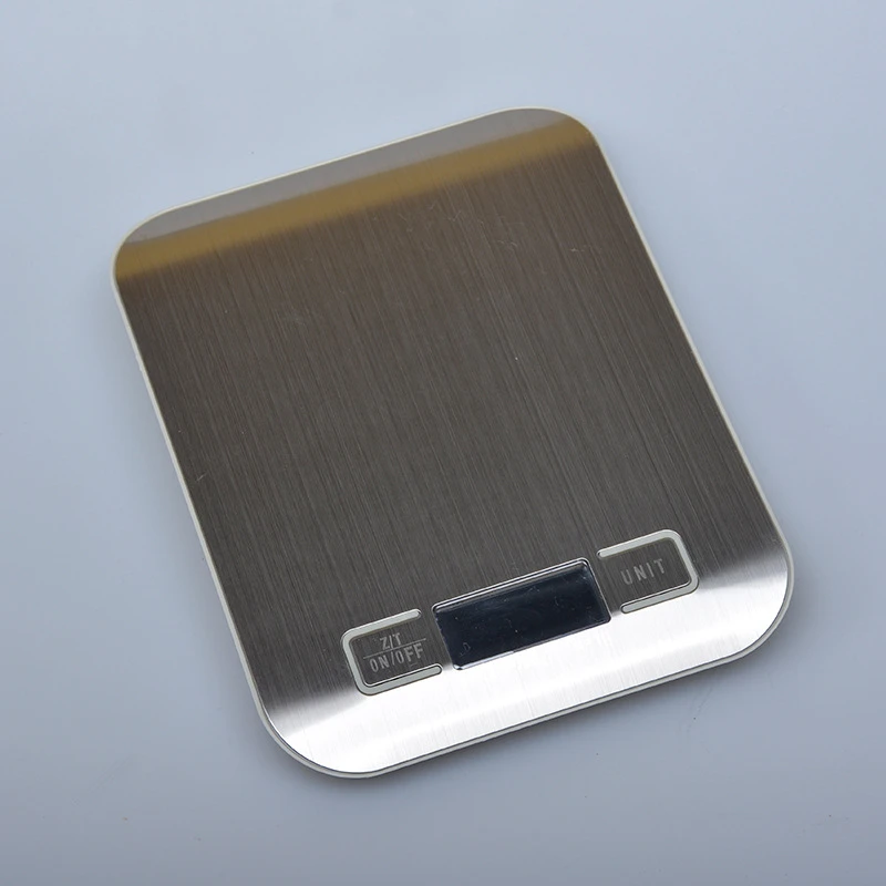 

11 LB / 5000g Electronic Kitchen Scale Digital balance Scale Stainless Steel Weighing Scale LCD High Precision Measuring Tools