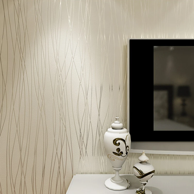 White Wall Paper Wallpaper | Modern White 3d Wallpaper | Wallpaper 3d Room  White - White - Aliexpress