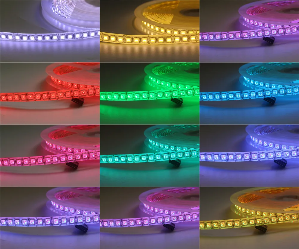 Гибкий светодиодный светильник SMD 5050 120 5 м 600 светодиодов супер яркий s/m RGB