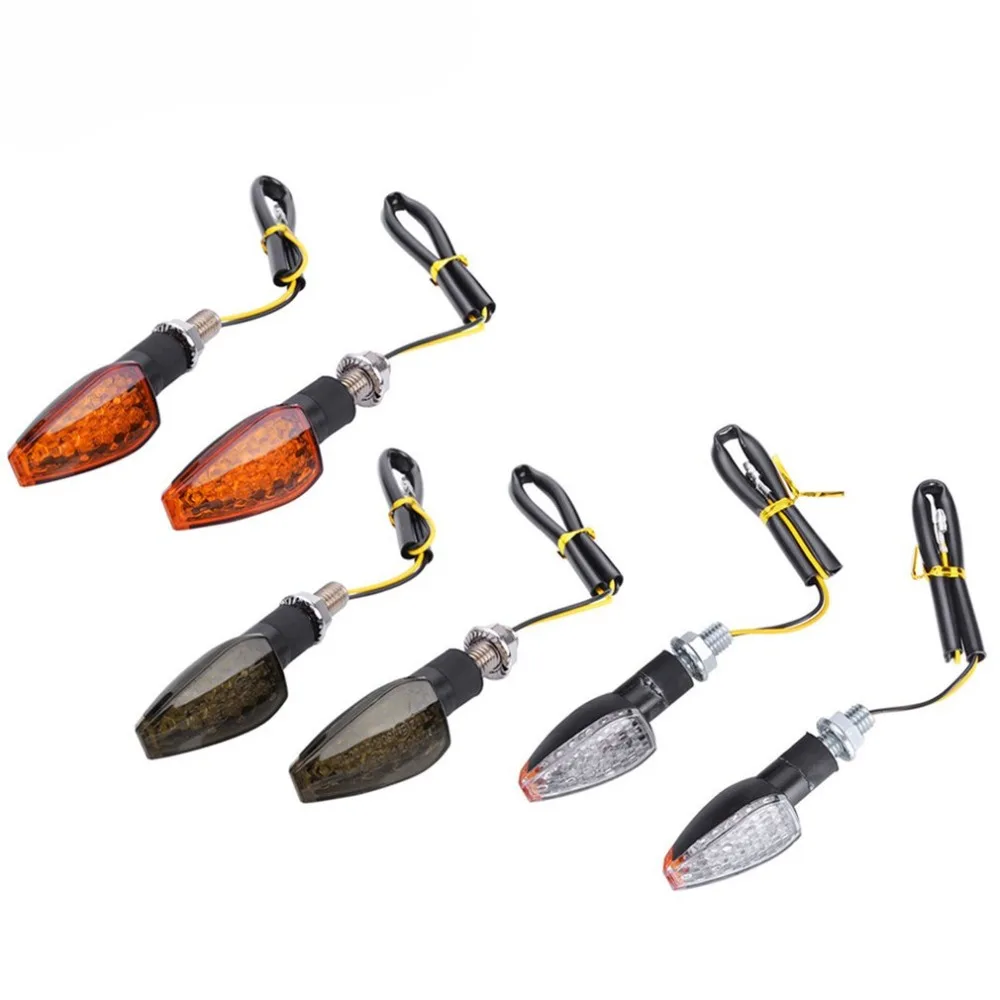 

Universal Motorcycle Turn Signal Indicators Light Waterproof 14 LED Bulbs Super Bright Light 12V Motorbike Off Road Lamp