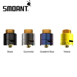 Новый оригинальный smoant Battlestar Squonker RDA танк с 24 мм Диаметр & Позолоченные Двойные пост-колода, электронная сигарета танк против Zeus