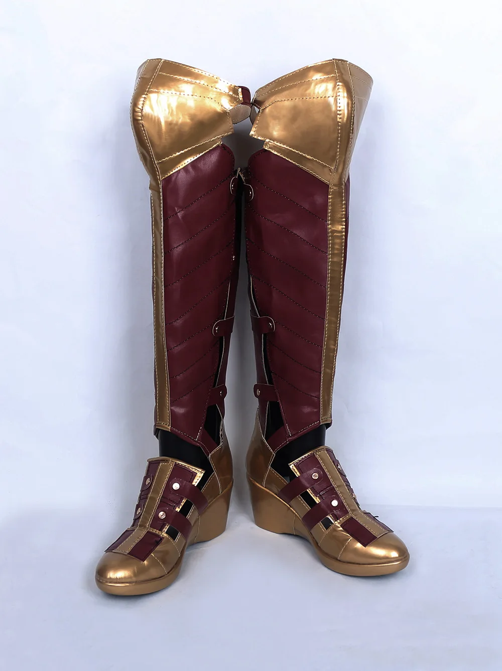 wonder woman wedge boots