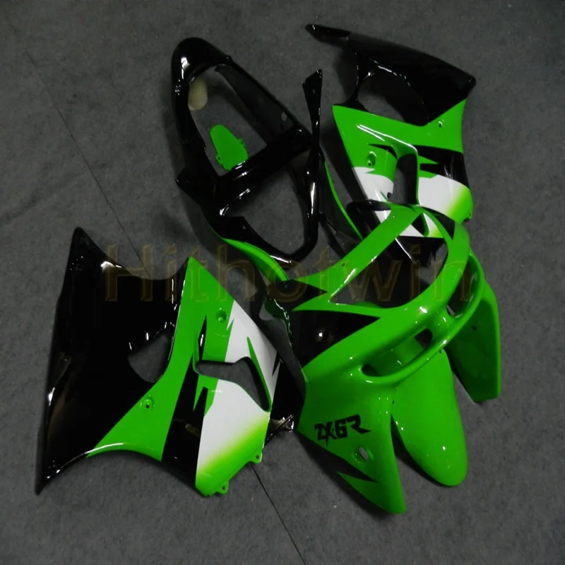 H Крышка мотоцикла для Kawasaki ZX6R 636 1998 1999 ZX-6R ABS мотоцикла обтекатель+ Бесплатные болты+ синий корпус - Цвет: H