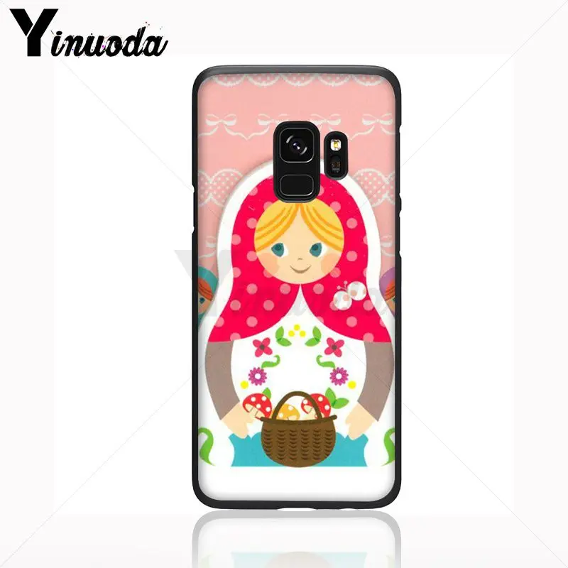 Cute Russian Dolls Pattern Matryoshka