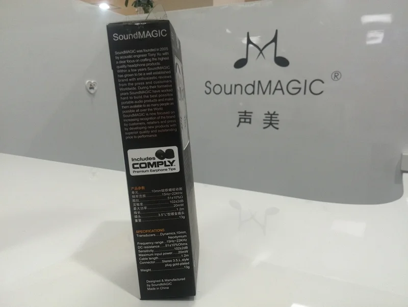 SoundMAGIC E50 Super Bass звук стерео высокой верности HIFI наушники черный, красный, золотой цвета натуральная запечатанный в коробке