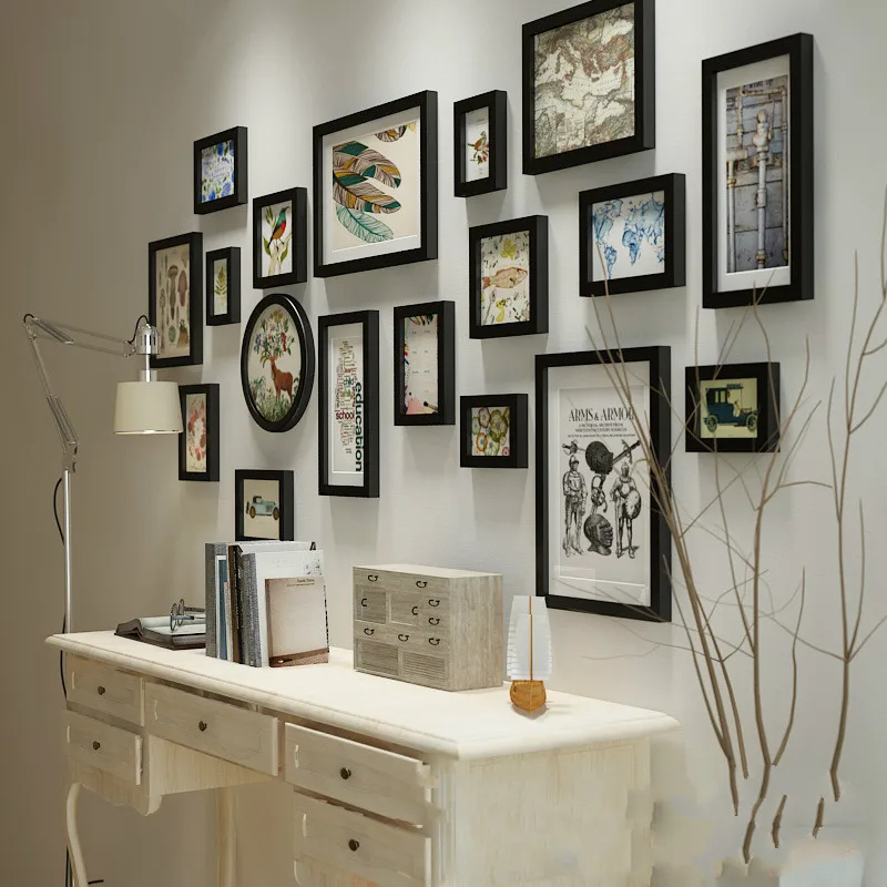 Buy Wooden Photo Frames Murals Modern Home Decoration