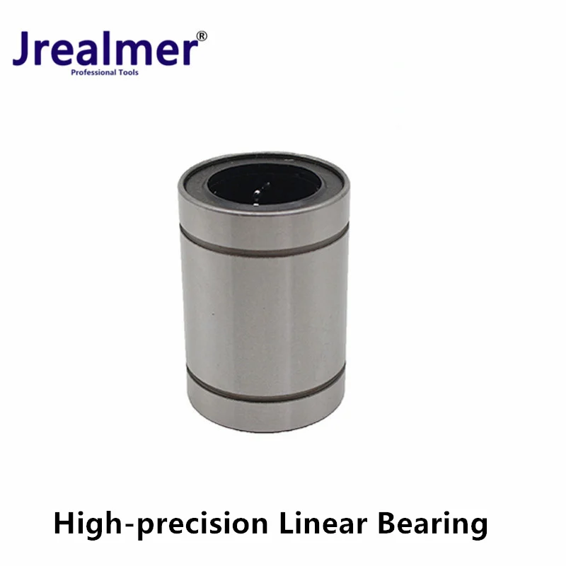 

Jrealmer High-precision Linear Bearing Ball Bushing Inner Diameter Linear Motion Ball Bearings for 3D Printer CNC
