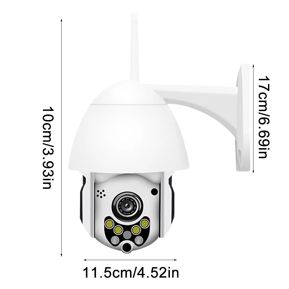 JUNEJOUR 1080P Беспроводная ip камера Wifi облачное хранилище для улицы водонепроницаемая